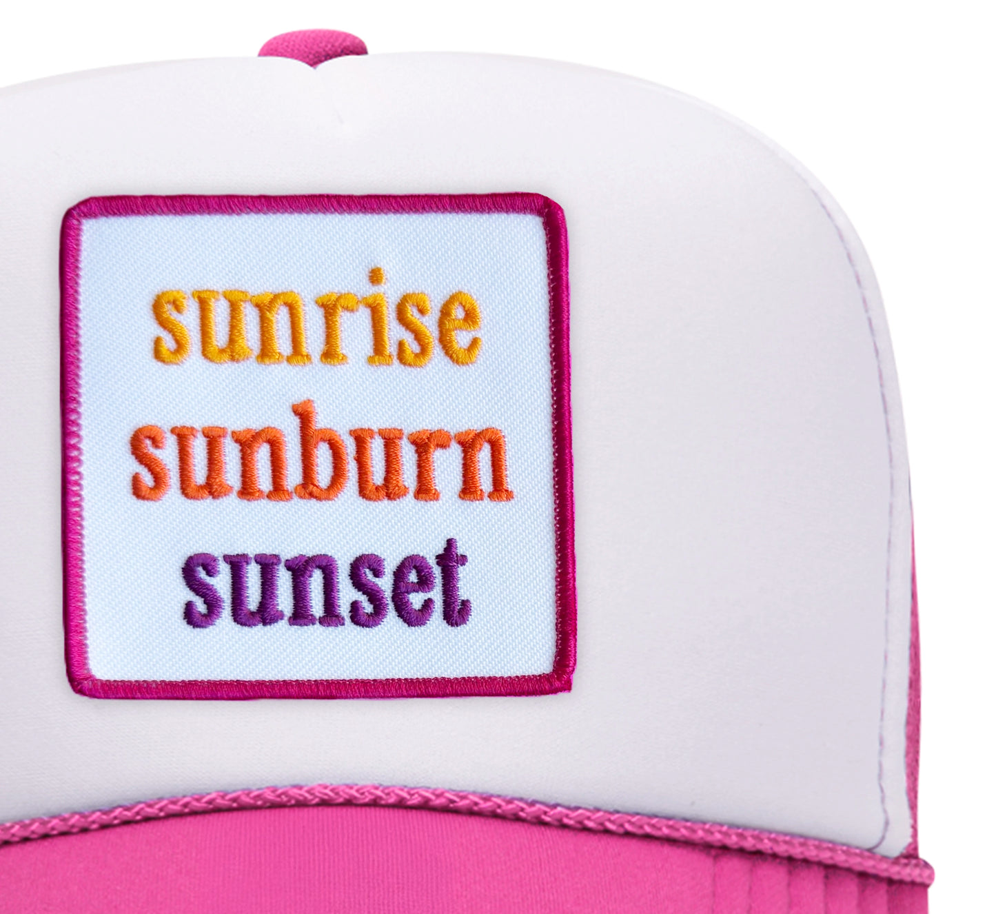 Sunrise Sunburn Sunset Trucker Hat