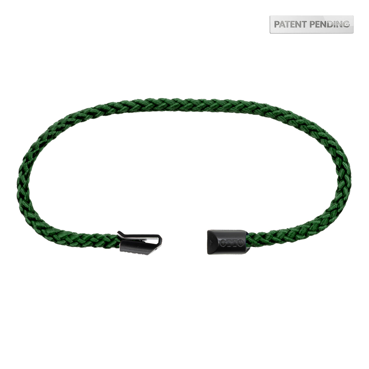 Dark Green braided interchangeable hat rope