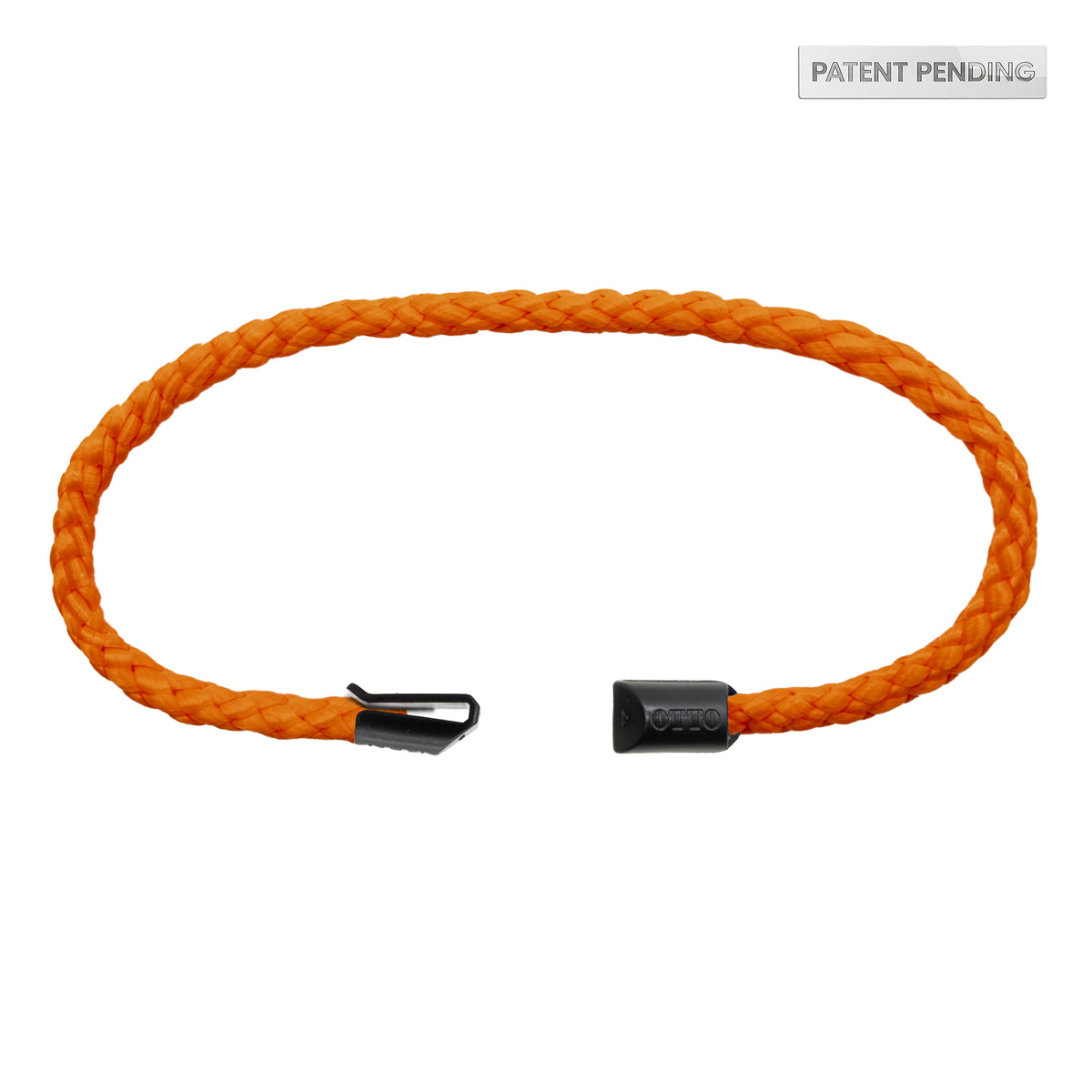 Orange braided interchangeable hat rope