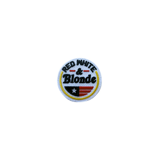Red White & Blonde Patch
