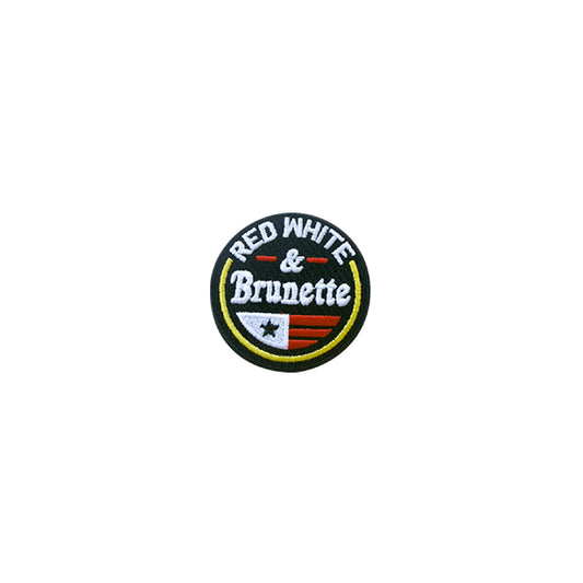 Red White & Brunette Patch